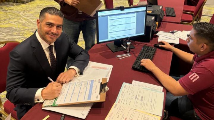 García Harfuch formaliza su registro como candidato a la primera fórmula del Senado