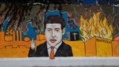 Borran mural que criticaba a Samuel García y Colosio en el centro de Monterrey