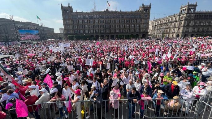 ¿Cuántos asistieron a la “Marcha por la Democracia”? Esto dicen el gobierno de CDMX y organizadores