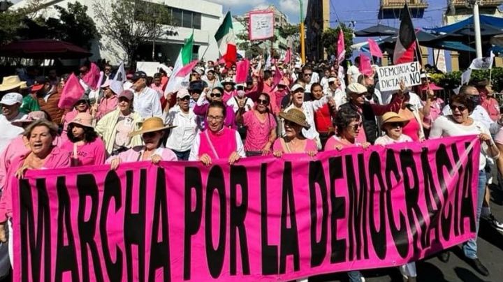 Marcha por la democracia en Cuernavaca; claman por “voto libre”
