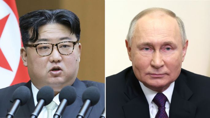 Putin le obsequió un auto de fabricación rusa a Kim Jong Un