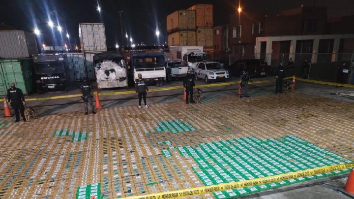 Policía de Ecuador decomisa seis toneladas de cocaína que serían enviadas a México (Video)