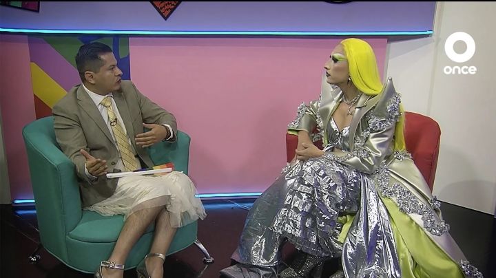 Periodista drag hace historia LGBTQ+ en la televisión mexicana