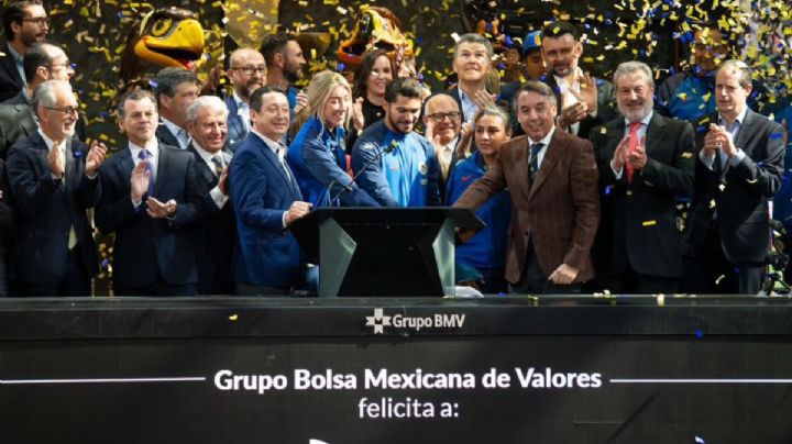 Así fue el debut de las Águilas del América en la Bolsa Mexicana de Valores