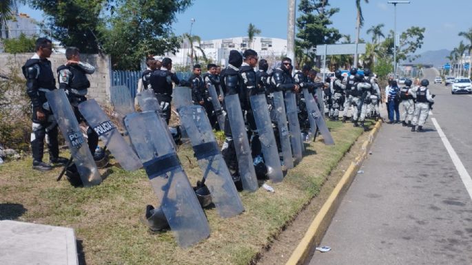 Policías blindan Acapulco ante el Abierto Mexicano de Tenis