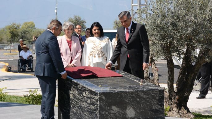 Devela gobernador muro del Bicentenario de Tamaulipas