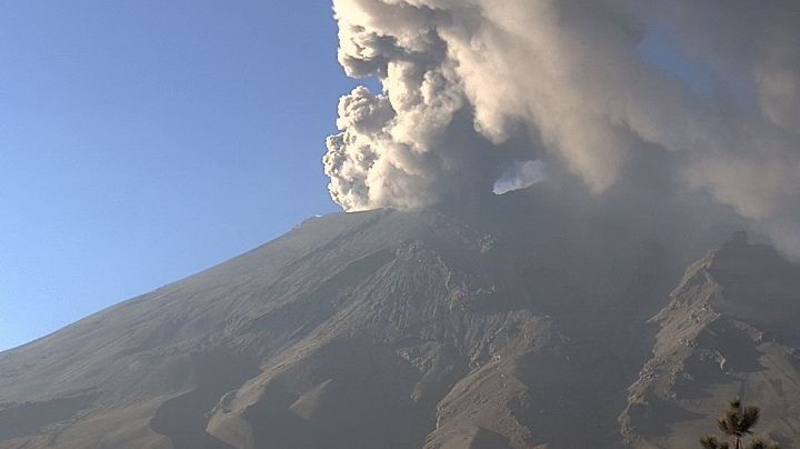 Semáforo de alerta volcánica del Popocatépetl se mantiene en fase dos