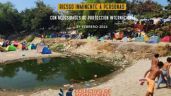 Colectivo acusa al INM de poner en riesgo a 800 migrantes que acampan en el Río Suchiate