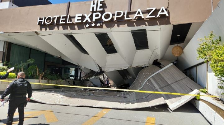 Colapsa techo de un hotel en Zapopan