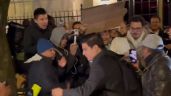 Morenistas protestan contra Xóchitl Gálvez en NY; los esquiva con un señuelo