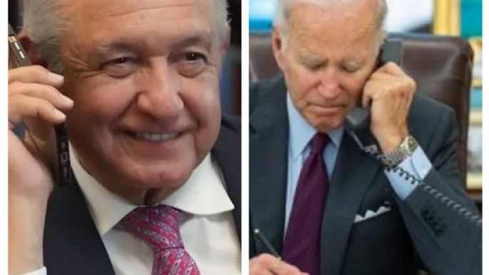 En llamada, deciden AMLO y Biden reforzar esfuerzos conjuntos frente a la crisis migratoria