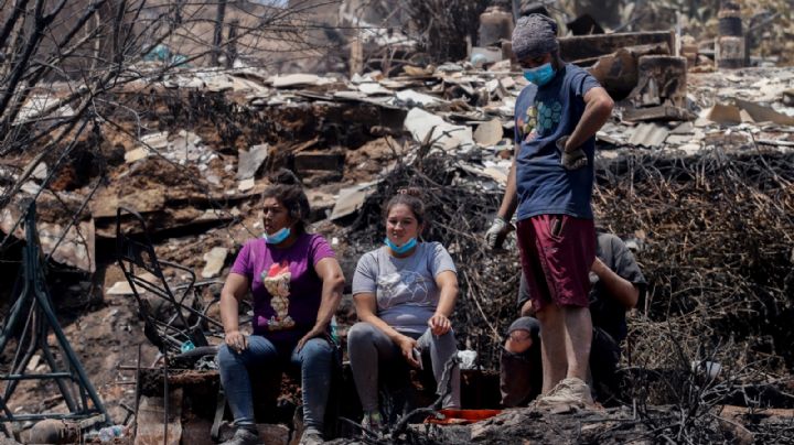 Hay 112 fallecidos por los incendios en Chile; calculan 40 mil damnificados