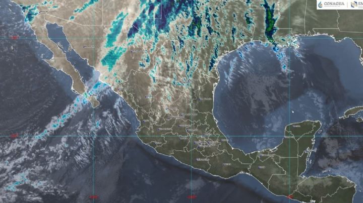 Frente frío #33 provocará lluvias fuertes y caída de nieve en el noroeste del país