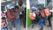 Repartidores de DiDi Food golpean a presunto estafador en Xalapa (Video)
