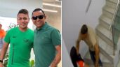 Exhiben a hijo del exfutbolista René Iván Valenciano agrediendo a su pareja (Video)
