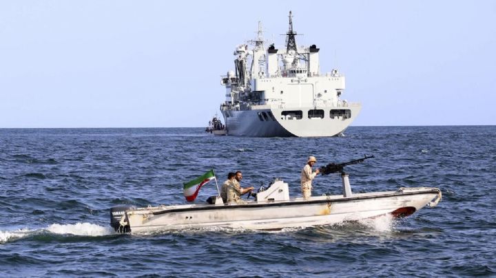 Irán, Rusia y China realizan maniobras navales en el Golfo de Omán