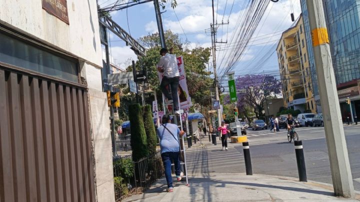 Retiro de publicidad de candidatos en la CDMX desata una “guerra” de acusaciones (Video)