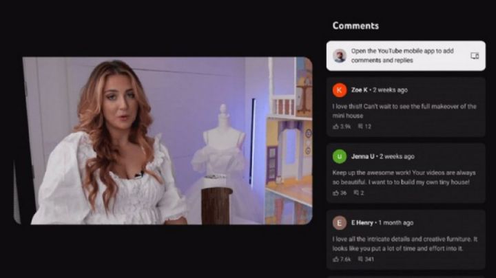 YouTube rediseña la app para TV para destacar los comentarios sin ocultar el video