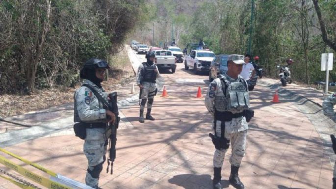 Así fue la incursión de la Guardia Nacional al campo de golf Tangolunda (Videos)