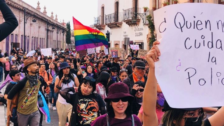 Repudian violencia contra mujeres durante la marcha 8M en Zacatecas; exigen disculpa pública