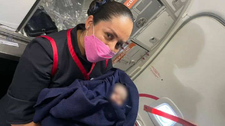 Nace bebé en pleno vuelo; Aeroméxico promete “un gran regalo” a la madre