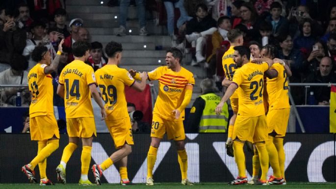 Barcelona golea 3-0 al Atlético de Madrid, con un tanto de Joao Félix