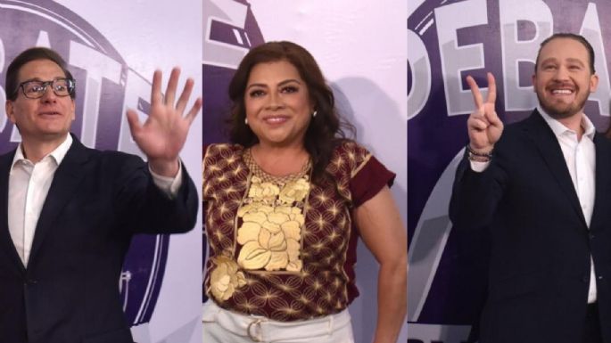 Este es el primer debate entre aspirantes a la Jefatura de Gobierno de la CDMX