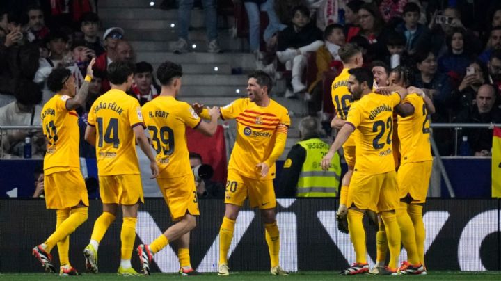 Barcelona golea 3-0 al Atlético de Madrid, con un tanto de Joao Félix