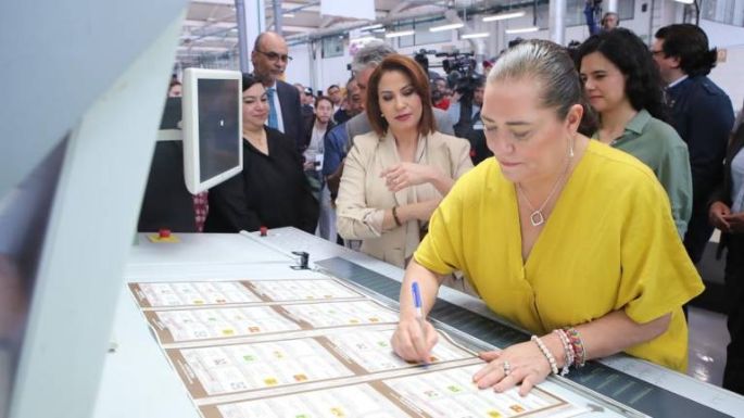 Iniciaron INE y Talleres Gráficos de México la producción de más de 317 millones de boletas electorales