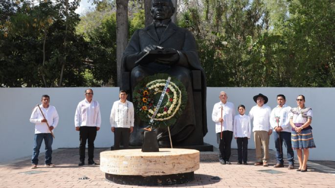 AMLO asegura que ha pedido consejo a Benito Juárez “y nunca me ha fallado”