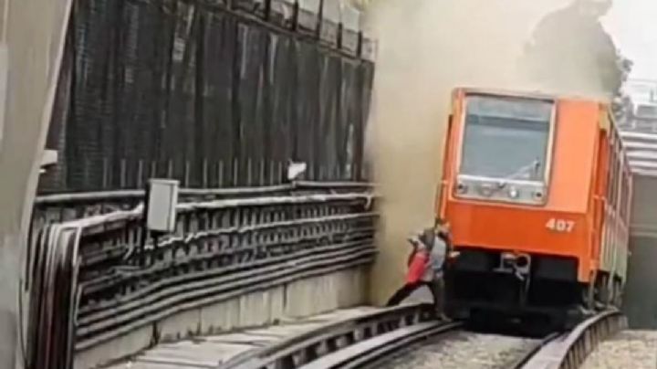 Conato de incendio en la estación Coyuya del Metro (Video)
