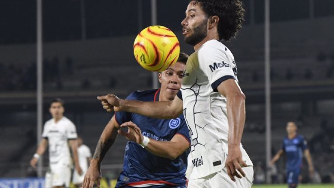 Pumas y Cruz Azul empatan 0-0 en el estadio Olímpico Universitario