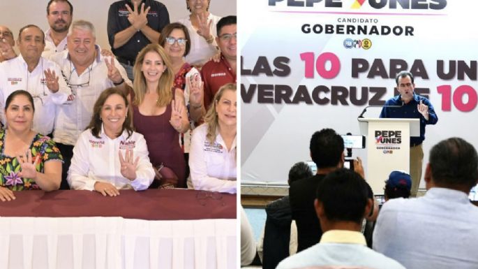 Nahle y Yunes arrancan campaña en Veracruz: estas son sus principales propuestas