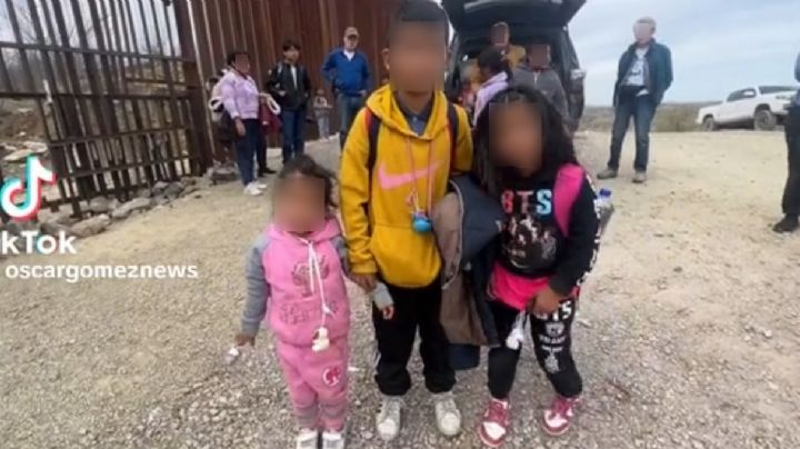 Dejan a su suerte a tres hermanitos en la frontera; su video se vuelve viral