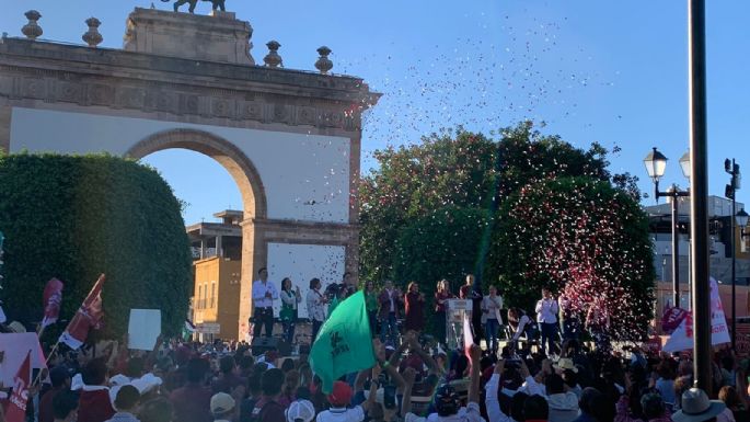 Sheinbaum presume músculo en visita por León y San Miguel Allende