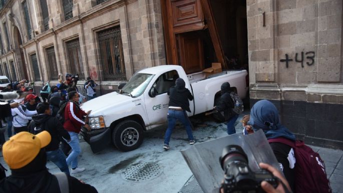 Fotogalería: Estas son las veces en que Palacio Nacional ha sido dañado durante protestas sociales