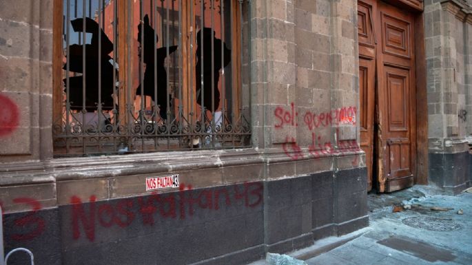 Fotogalería: Estas son las veces en que Palacio Nacional ha sido dañado durante protestas sociales