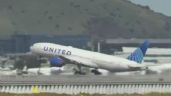 Avión de United Airlines pierde llanta en pleno vuelo y causa daños a tres autos (Video)