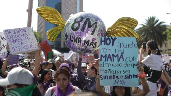 Pluralidad de contingentes en la marcha del 8M