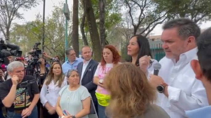 Candidatos de PAN-PRI-PRD hacen campaña con el agua contaminada en Benito Juárez