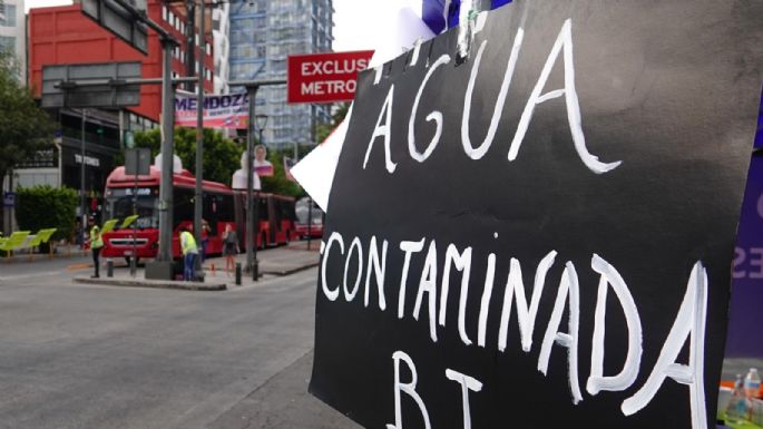 Vecinos de la Benito Juárez exigen al gobierno de CDMX que haga públicos sus análisis sobre el agua