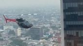 Helicóptero siniestrado en Coyoacán fue captado haciendo maniobras peligrosas en Reforma