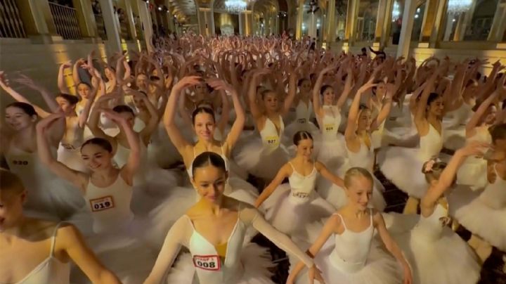 Cientos de bailarinas en puntas imponen este nuevo récord mundial en NY