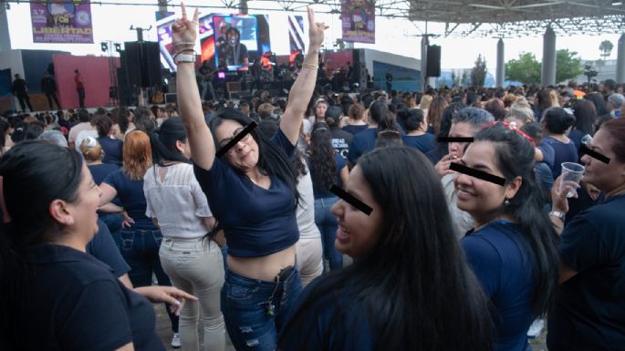 Internas de Santa Martha Acatitla al ritmo de El Haragán y Compañía