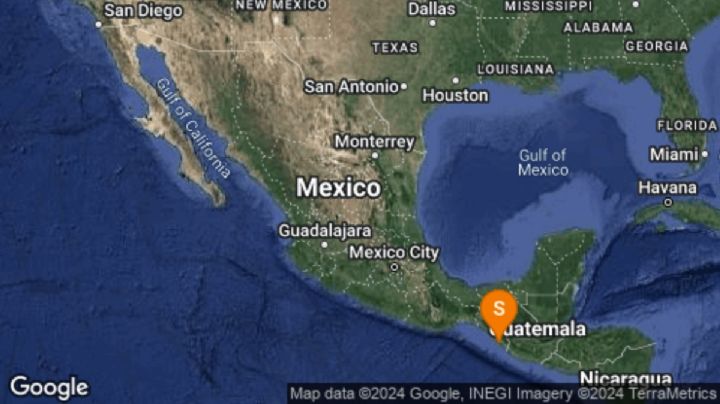 Se registra sismo de magnitud 4.8 en Chiapas, cerca de la frontera con Guatemala
