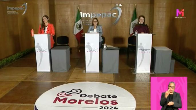 Debaten candidatas en Morelos; acusan a morenista de representar la continuidad de Cuauhtémoc Blanco