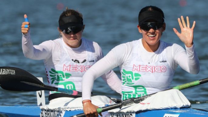 Karina Alanís y Beatriz Briones obtienen su pase a París 2024 en Canotaje de Velocidad