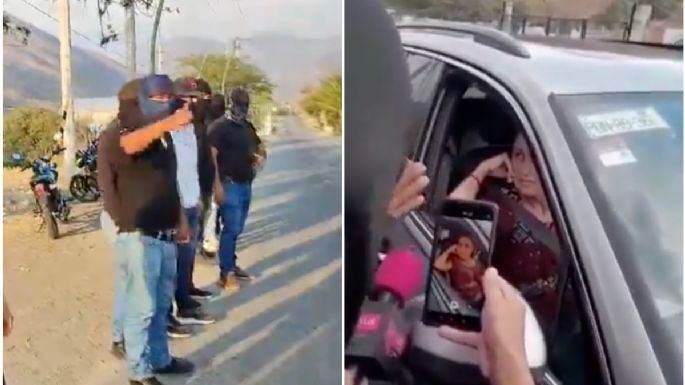 “No es un montaje, esto es real”: Encapuchados que interceptaron a Sheinbaum en la sierra de Chiapas