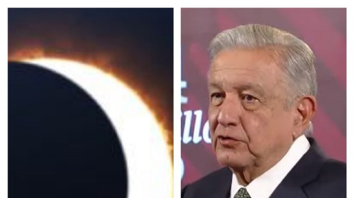 AMLO pide a medios difundir medidas de precaución para ver el eclipse en México