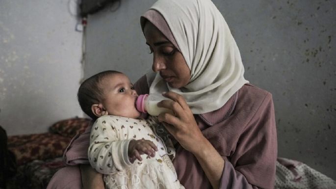 Estas madres palestinas en Gaza dieron a luz; sus bebés solo han conocido la guerra